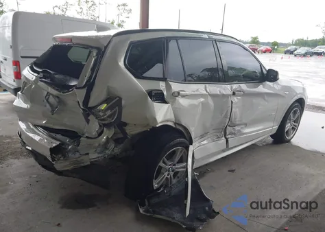 2014 BMW X3 xDrive35I z USA, uszkodzony, nr VIN 5UXWX7C51E0E77941